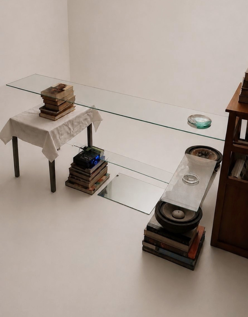 Glass plate setup